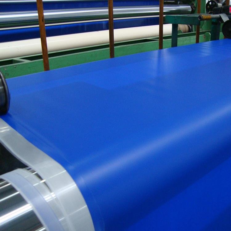 680 Gsm Blue High Strength PVC Coated Polyester Fabric